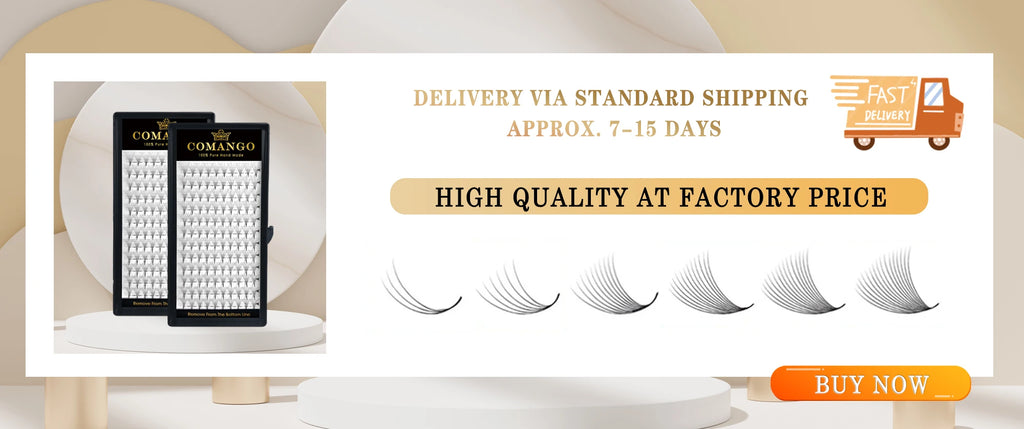 CoMango Wispy Pointy Base Premade Russian Volume Fans 3D 6D 10D 12D 14D 16D Lashes Extension 300 Fans False Mink Eyelashes