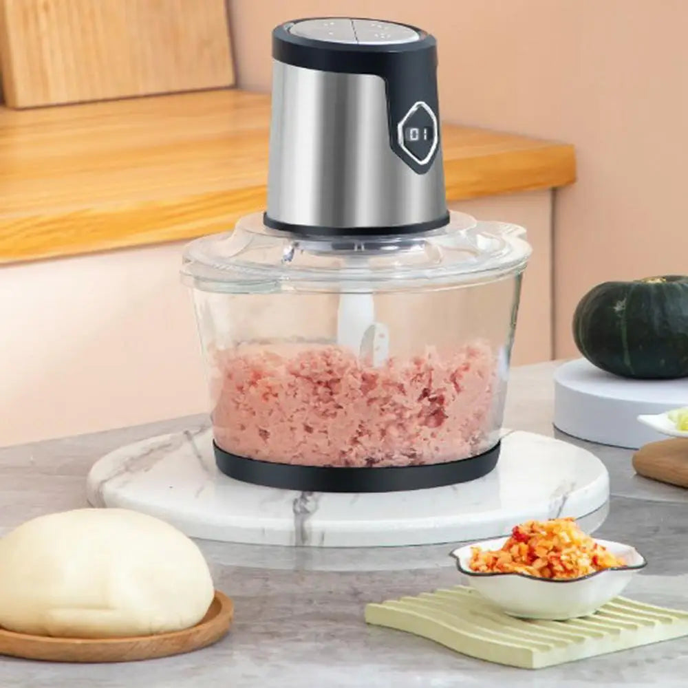 Multifunctional meat grinder 5L 500W stainless steel, kitchen machine, Shredder, 4-step, minced meat/vegetables/Dough