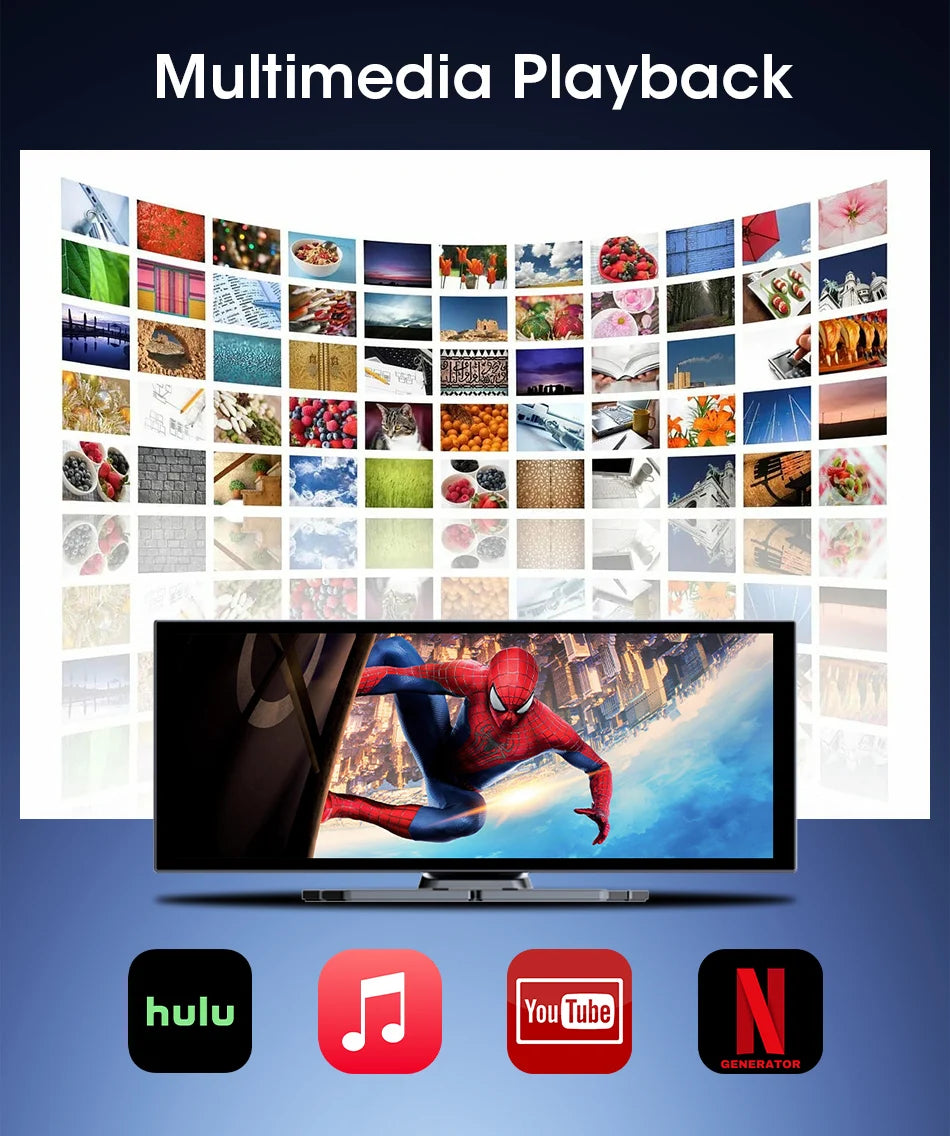 Develuck NEW 11.26 inch 4K DVR Wireless CarPlay and Android Auto Portable Dash Cam Car Screen Video Recorder 5G WIFI Navigation