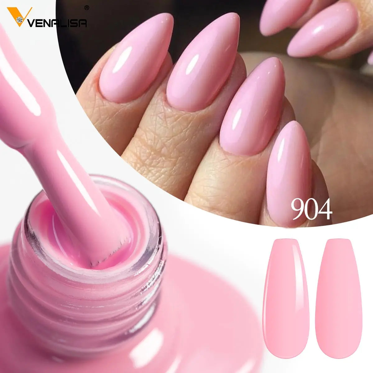 VENALISA Matte Top Coat CANNI Nail Art Design High Quality UV LED Base Coat No Sticky Layer Top Coat, Soak off Matt Topcoat