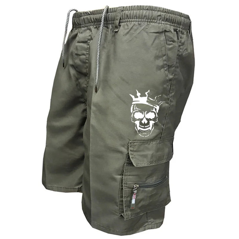 New fashionable multi-pocket men's casual shorts fitness loose casual pants camouflage tactical shorts