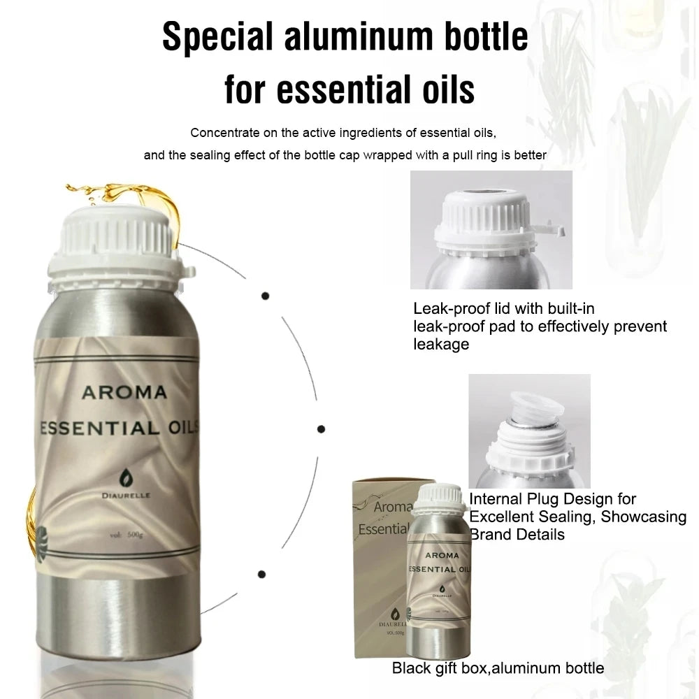 Aroma Diffuser Perfume Fragrance Oil Pure Scented Air Freshener Scent Diffusers Diaurelle 500ML Essential Oil Diffuser Natural