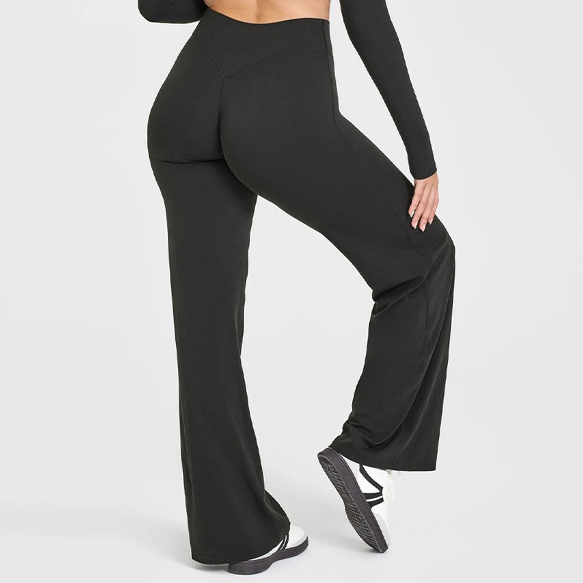 Oner Active Flared Leggings Straight Leg Leggings Woman Wide-leg Pants Yoga Breathable Fitness Clothing Versatile Casual Pants