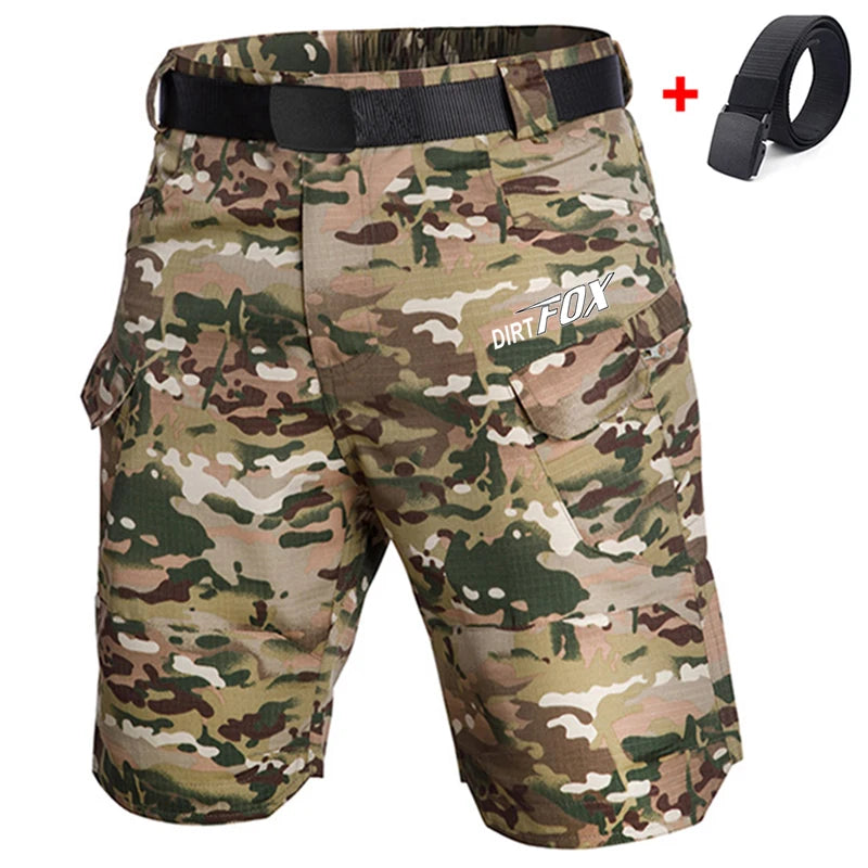 DIRTFOX Motorcycles Racing Bicycle Downhill Short Pants Mountain Bike Shorts Tactics Cargo Bottoms Culottes Pantaloni Mtb Enduro