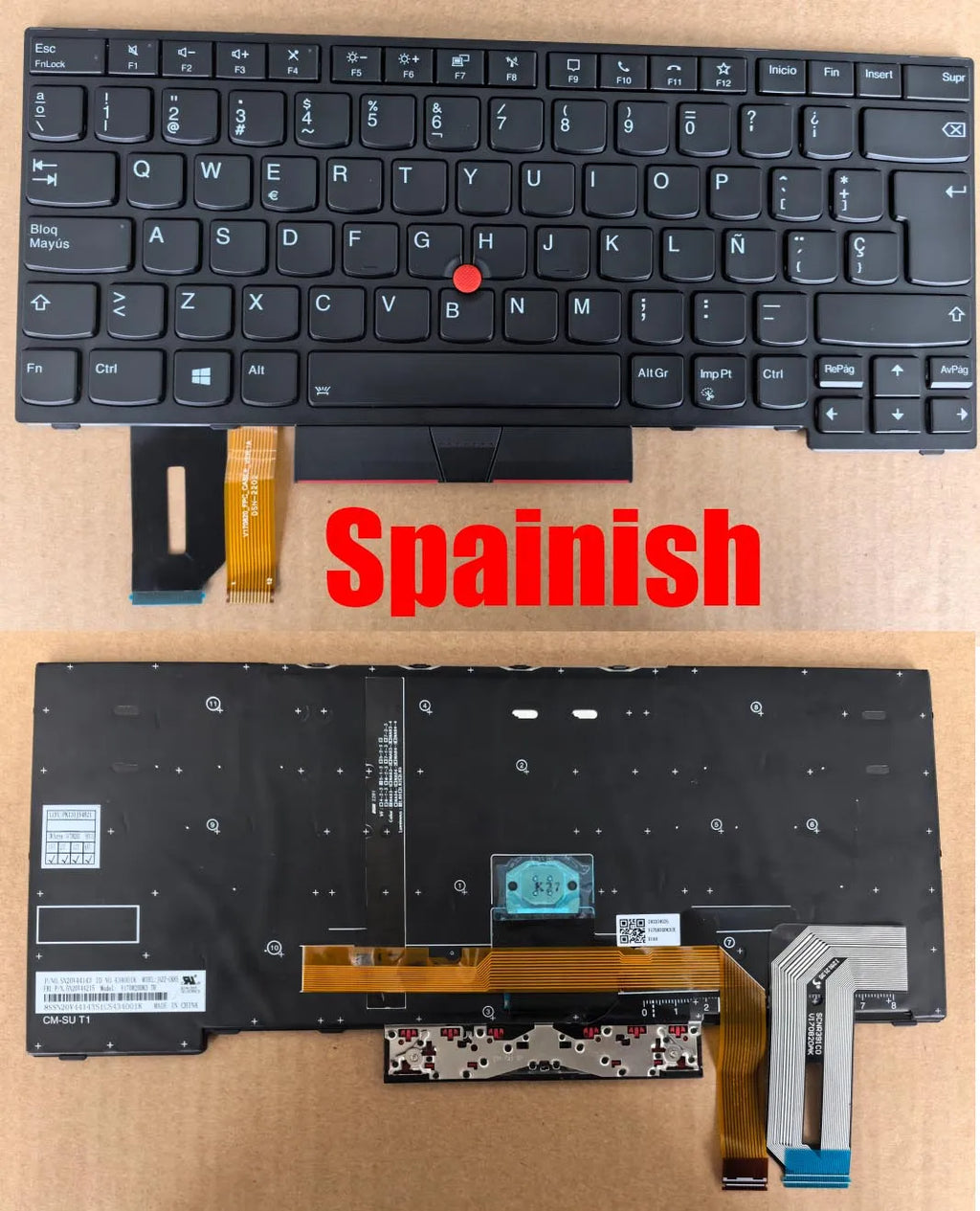 Original Rus US Latin Spanish Keyboard for Lenovo for IBM ThinkPad T14  P14s  Gen 1  Gen 2 With Backlit