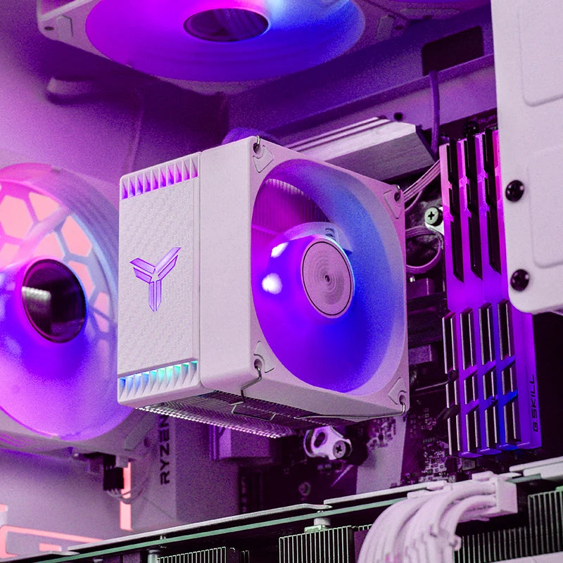 JONSBO-PWM Ventilador CPU, 4 Heat Pipe, CPU Cooler, Refrigerador de ar para Intel LGA1700, 1200, 115X, AMD, AM4, AM5,CR-1400 EVO