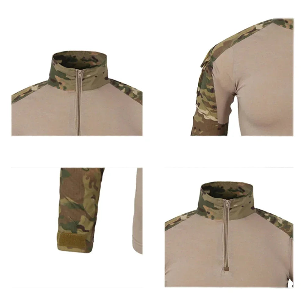 Tactical  Uniform Suits Milit Outdoor Camouflage Suit Hunting Shirts Pants Fish Trainning Airsoft Paintball Clothes Sets