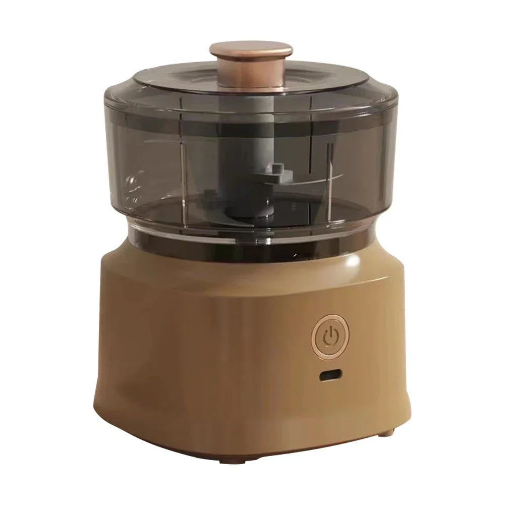 Mini Meat Grinder Electric Garlic Masher Multifunctional Kitchen Wireless Food Stir Shredder Baby Auxiliary Food Machine 350ml