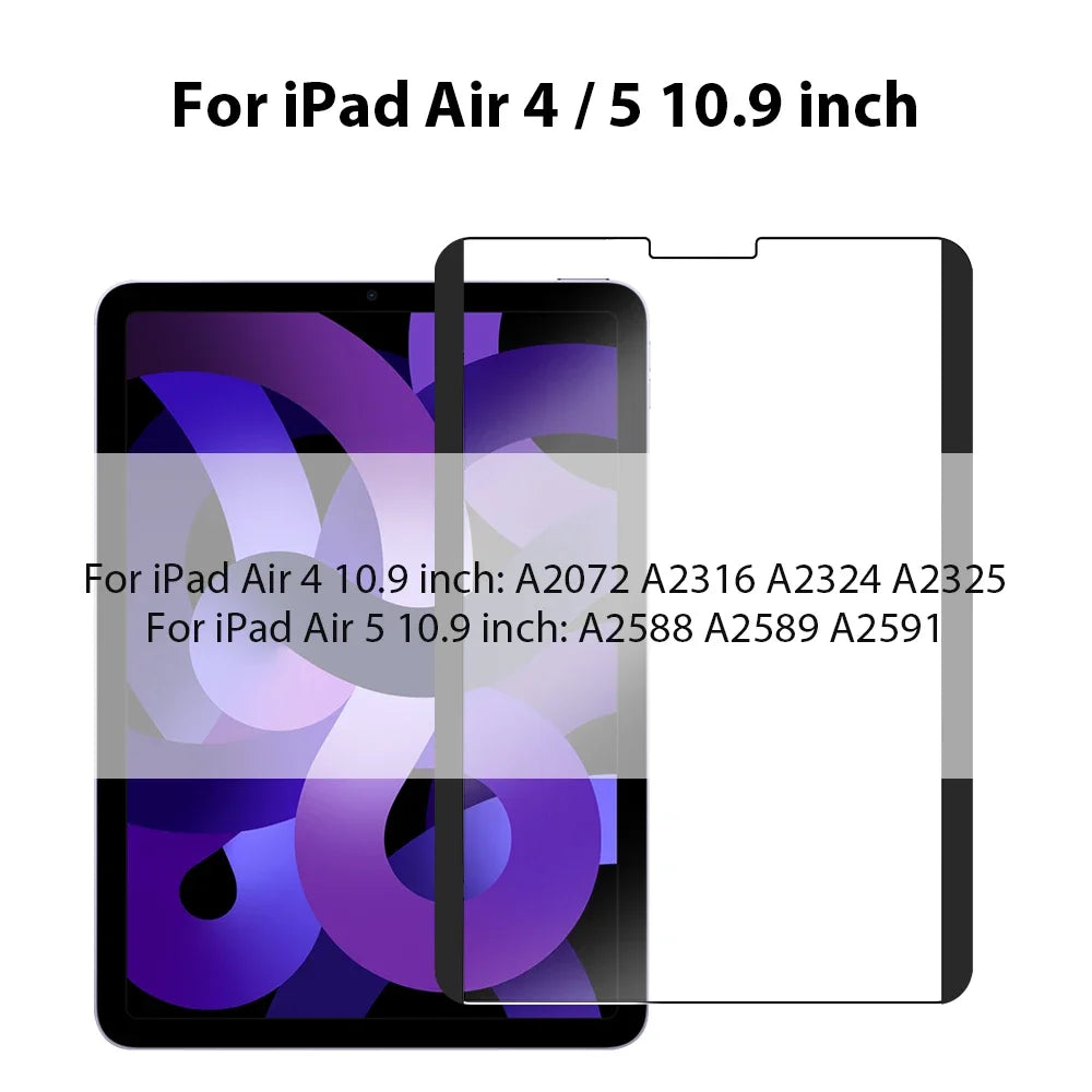 Magnetic Paper Film For Ipad Air 11 M3 M2 5 4 3 2 A16 10 9 10th 9th Generation Pro 13 M4 11th 12.9 Mini 6 7 A17 Screen Protector