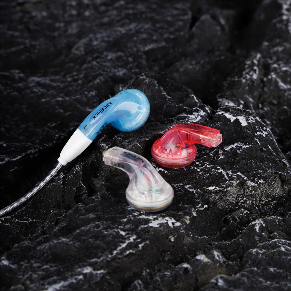 NICEHCK YDX Earbud HiFi Wired Microphone Earphone 14.8mm Dynamic Driver Music Headset With 2Pin Silver Plated OCC Mixed Cable