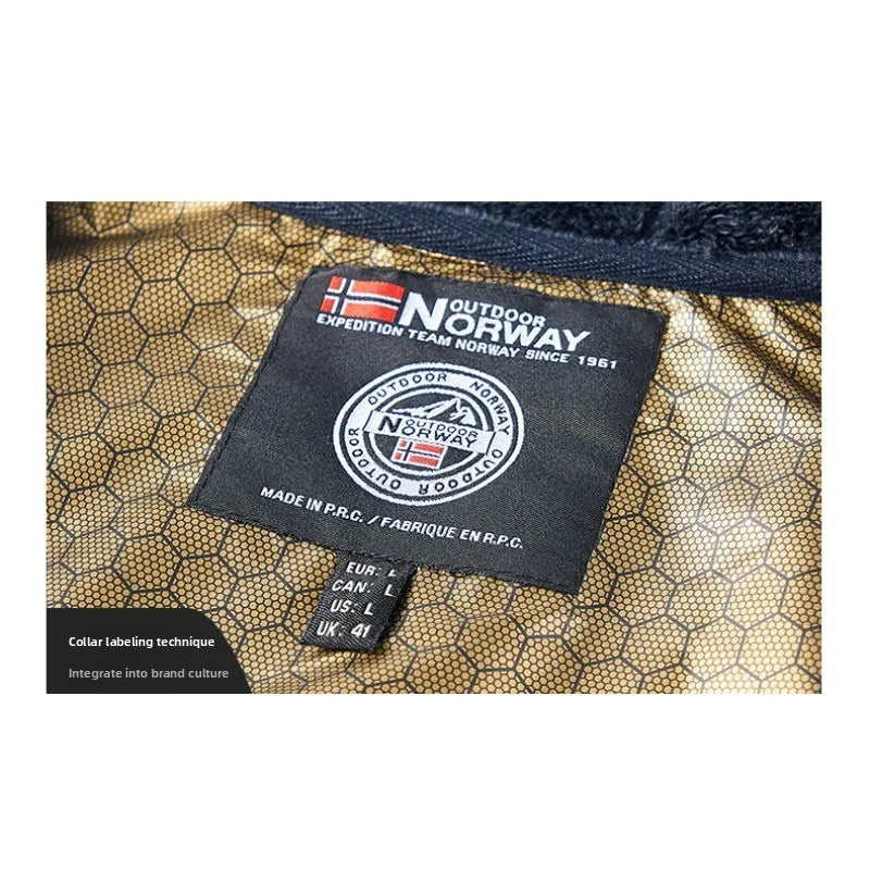 Winter New Fashion Trend Retro Sports Thick Warm Lamb Wool Jacket Men's Casual Loose Comfortable High-Quality Plus Size Jacket