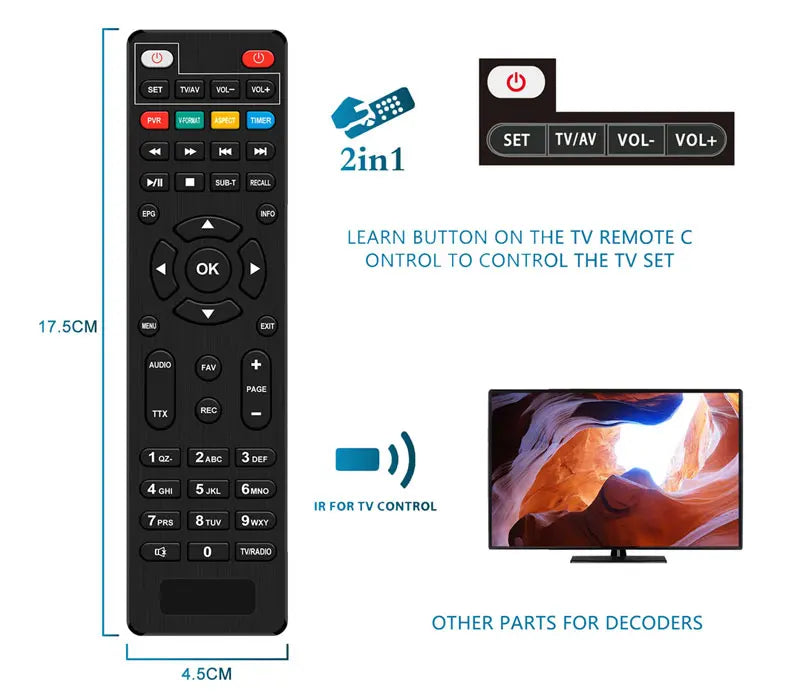 JN812 H.265 TDT DVB-T2 C Digital Terrestrial TV Receiver HD DVB-T2 FTA Set Top Box EPG USB PVR TV Tuner for HD/Old TV