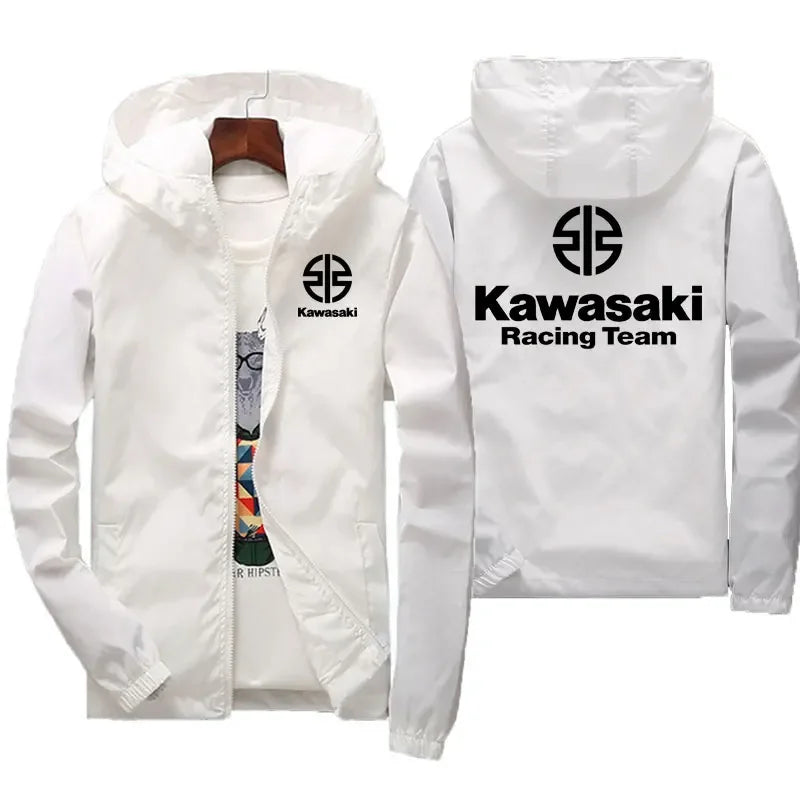 Kawasaki Logo Motorcycle Racing Team Men Jacket Coat Spring Autumn Women Jackets Clothes 2025 New Fashion Couple Clothing Coats