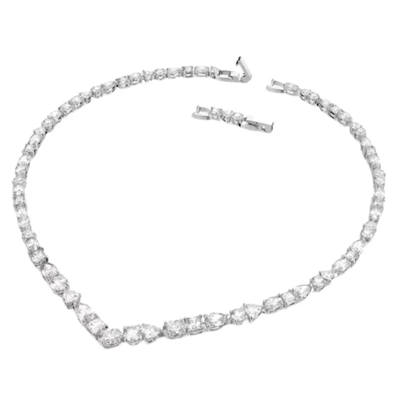 Necklace Earring Bracelet Ring Mes Luxury Crystal Original Colored Crystal High Quality Jewelry Christmas Gift for Women Wedding