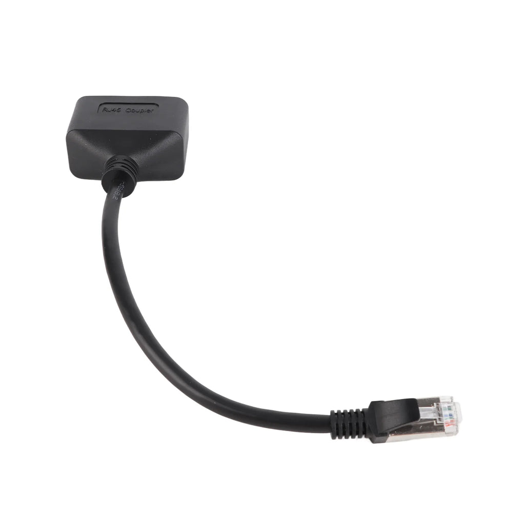 Universal RJ45 Ethernet Adapter Cable Extension 1 to 2 Port Excellent Connection Transmission Splitter Adapter for Home Office