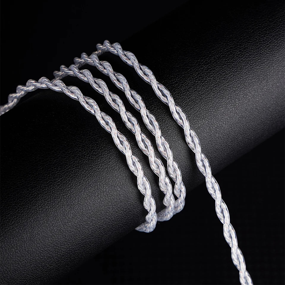 NICEHCK YDX Earbud HiFi Wired Microphone Earphone 14.8mm Dynamic Driver Music Headset With 2Pin Silver Plated OCC Mixed Cable