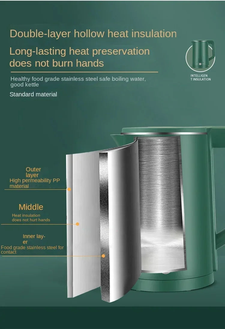 Electric kettle, stainless steel, small household appliances, household kettle, automatic power off