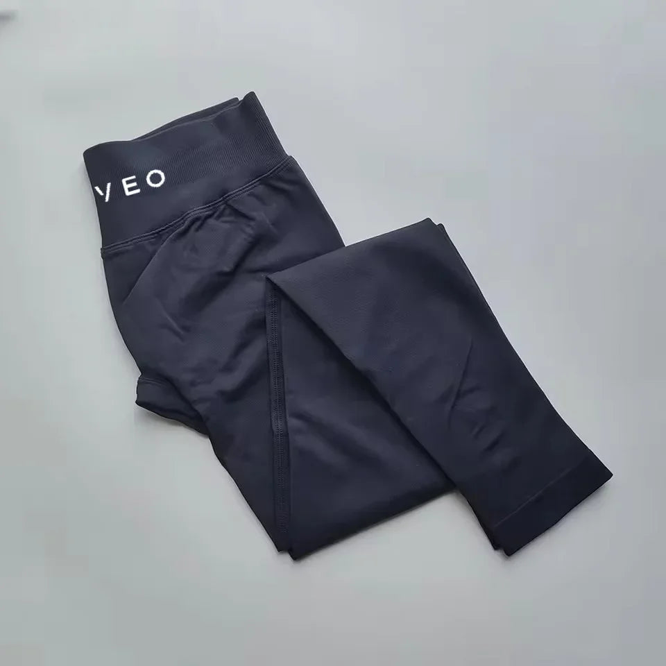 TEVEO New S Impact Leggings Women Seamless Sports Yoga Pants Low Ribbed Band Gym clothes Fitness Workout wear Scrunch Bum Tights