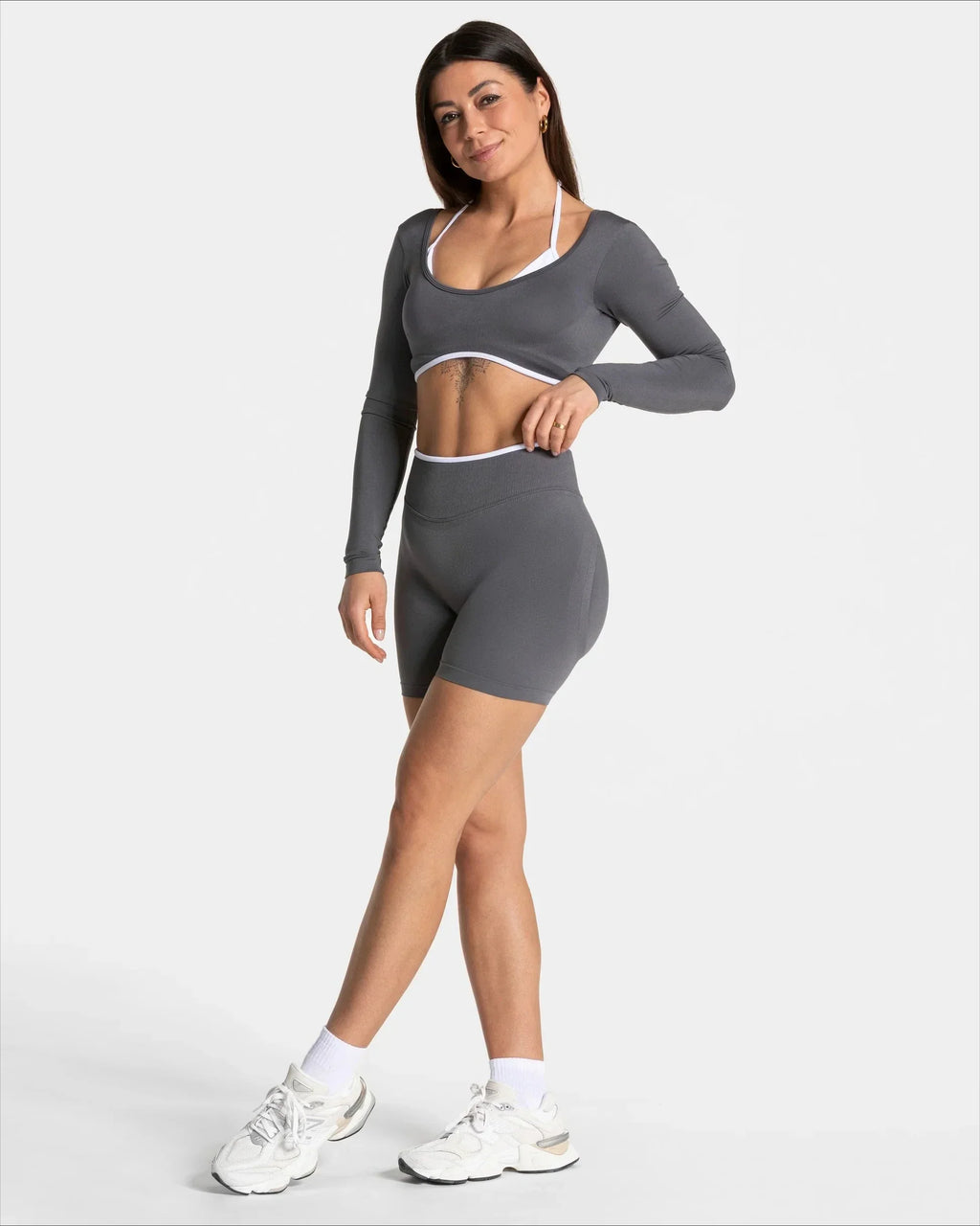 Women White Waist Tight Summer Seamless Sports Shorts High Waist Hip Lifting Yoga Pants Running High Elastic Sport Shorts Female