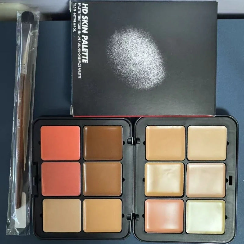 12color Makeup Face Foundation Blush Essentials Palette MAKEUP TOOL