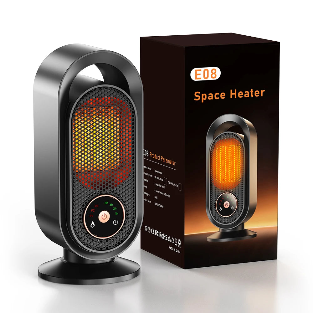 Portable Heater Electric Heater Convenient Bedroom Heater Heating Warm Winter Warmer Machine Fast Heating Office Home Appliance
