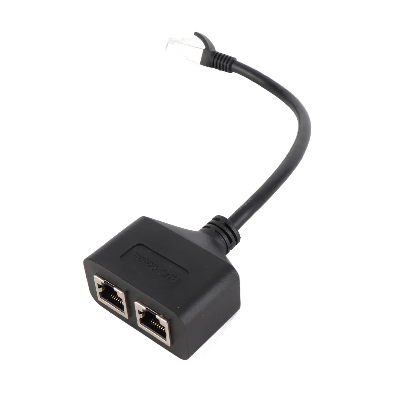 Universal RJ45 Ethernet Adapter Cable Extension 1 to 2 Port Excellent Connection Transmission Splitter Adapter for Home Office