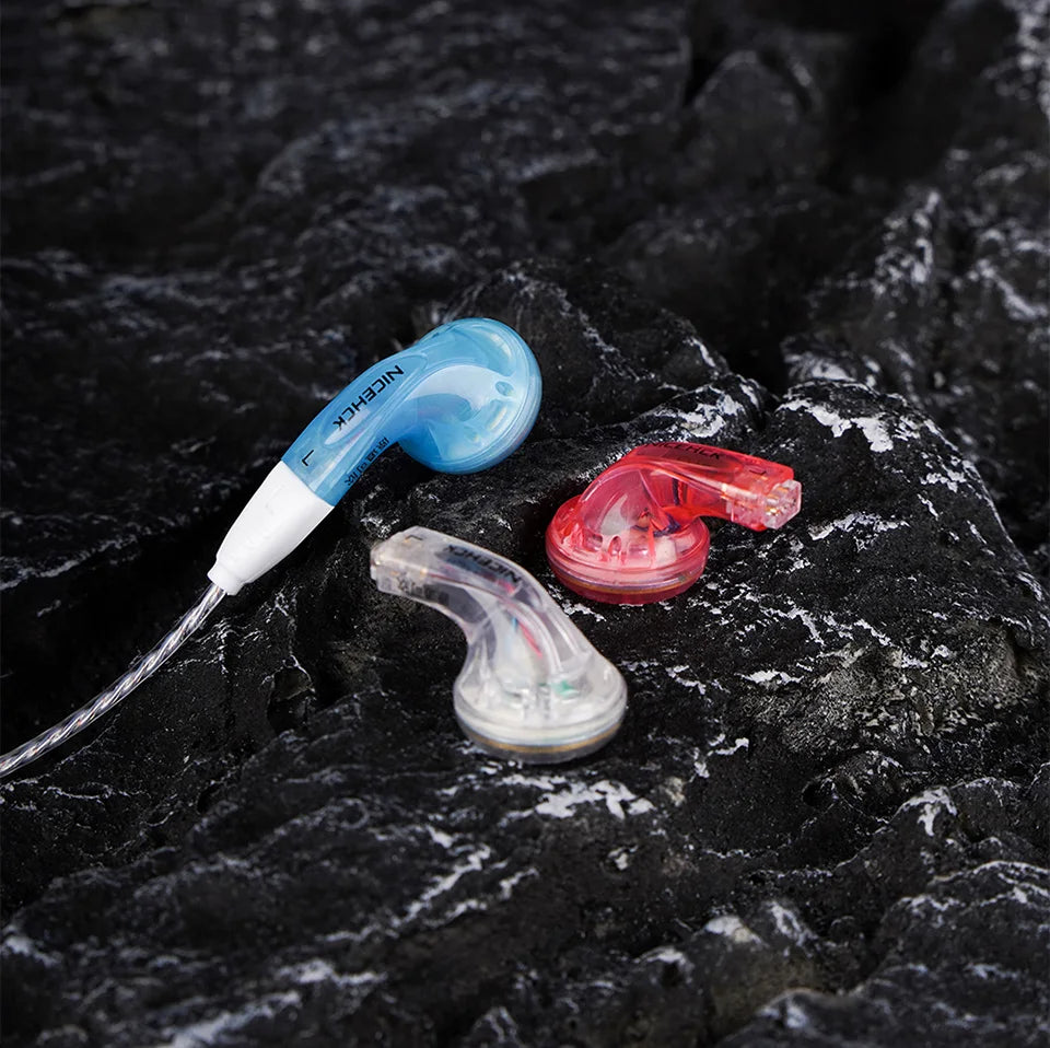 NICEHCK YDX Earbud HiFi Wired Microphone Earphone 14.8mm Dynamic Driver Music Headset With 2Pin Silver Plated OCC Mixed Cable