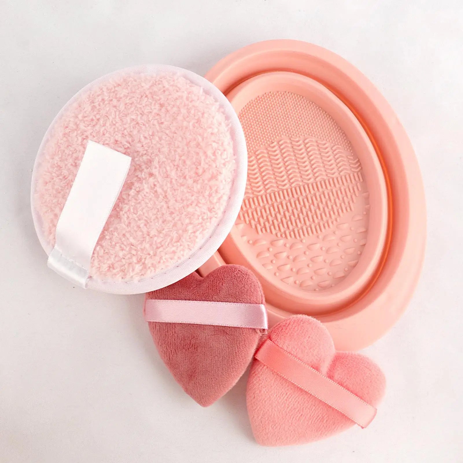 Makeup Tools Kit 46Pcs Foundation Makeup Brush Set Professional Makeup Sponge Removal Puff Cleaning Bowl Makeup Brush Set