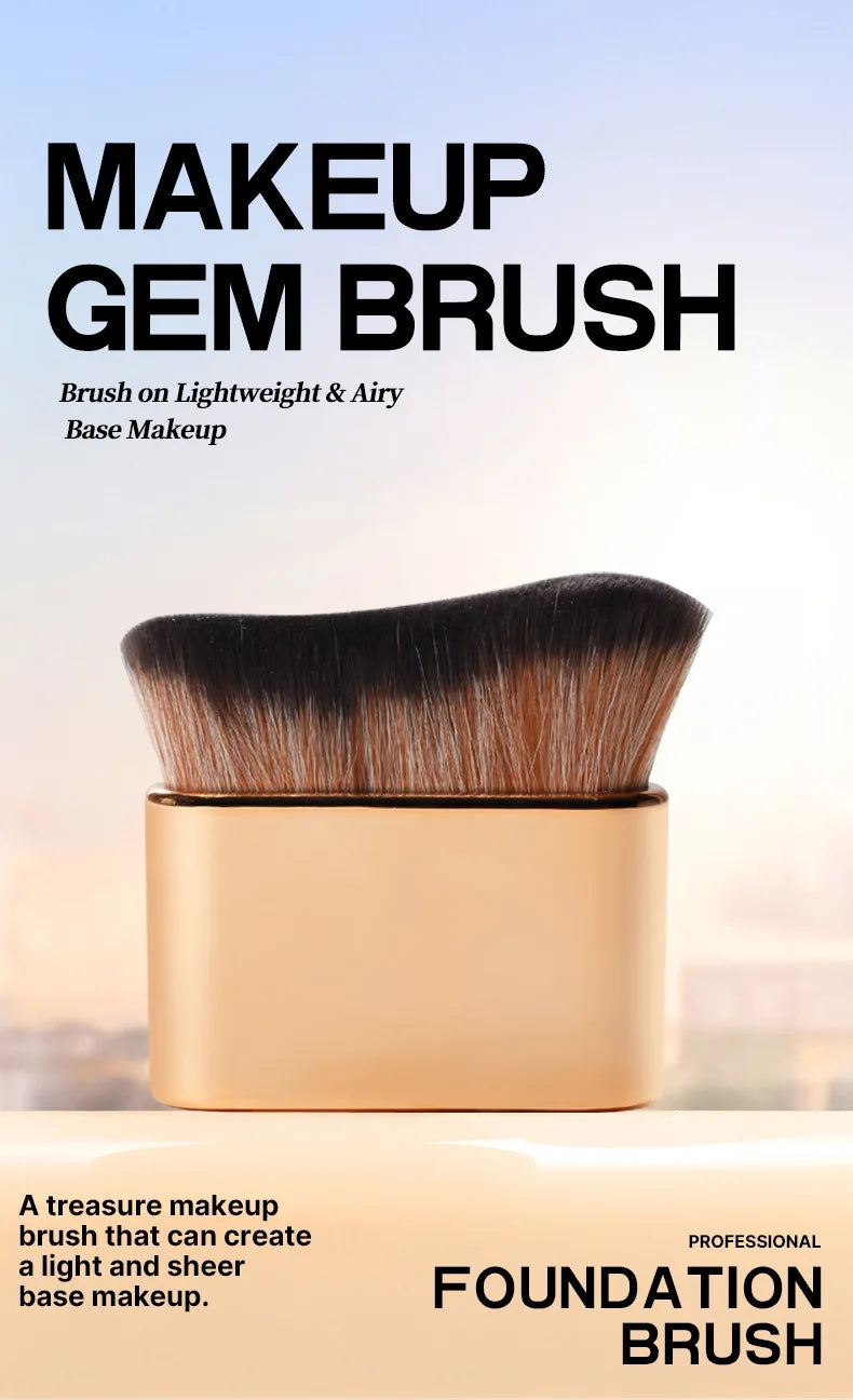 Makeup Brush for Contouring Tanning Liquid Foundation Cream Blush Soft Bristle Multi-purpose Makeup Tool for Days