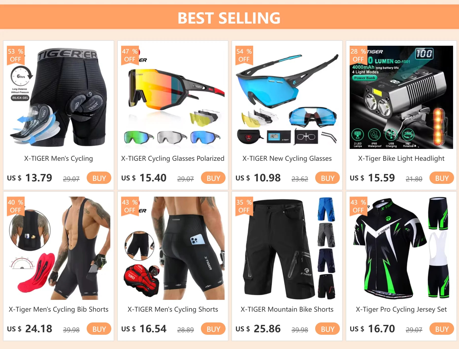 X-TIGER Cycling Bibs Shorts Summer Bike Breathable Men's 5D Gel Padded Bike Tights Triathlon Man Pro Licra Bicycle Shorts