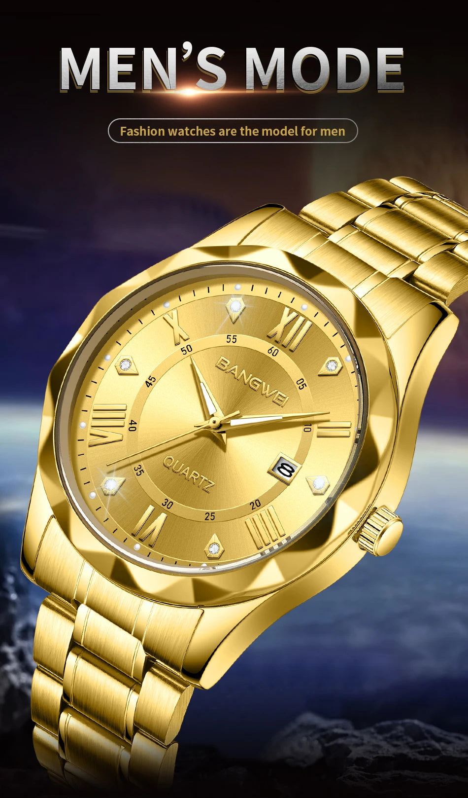 LIGE Men Watch BangWei Top Brand Luxury Watch Men Waterproof Week Date Clock Sport Watch Men Quartz Wristwatch Relogio Masculino