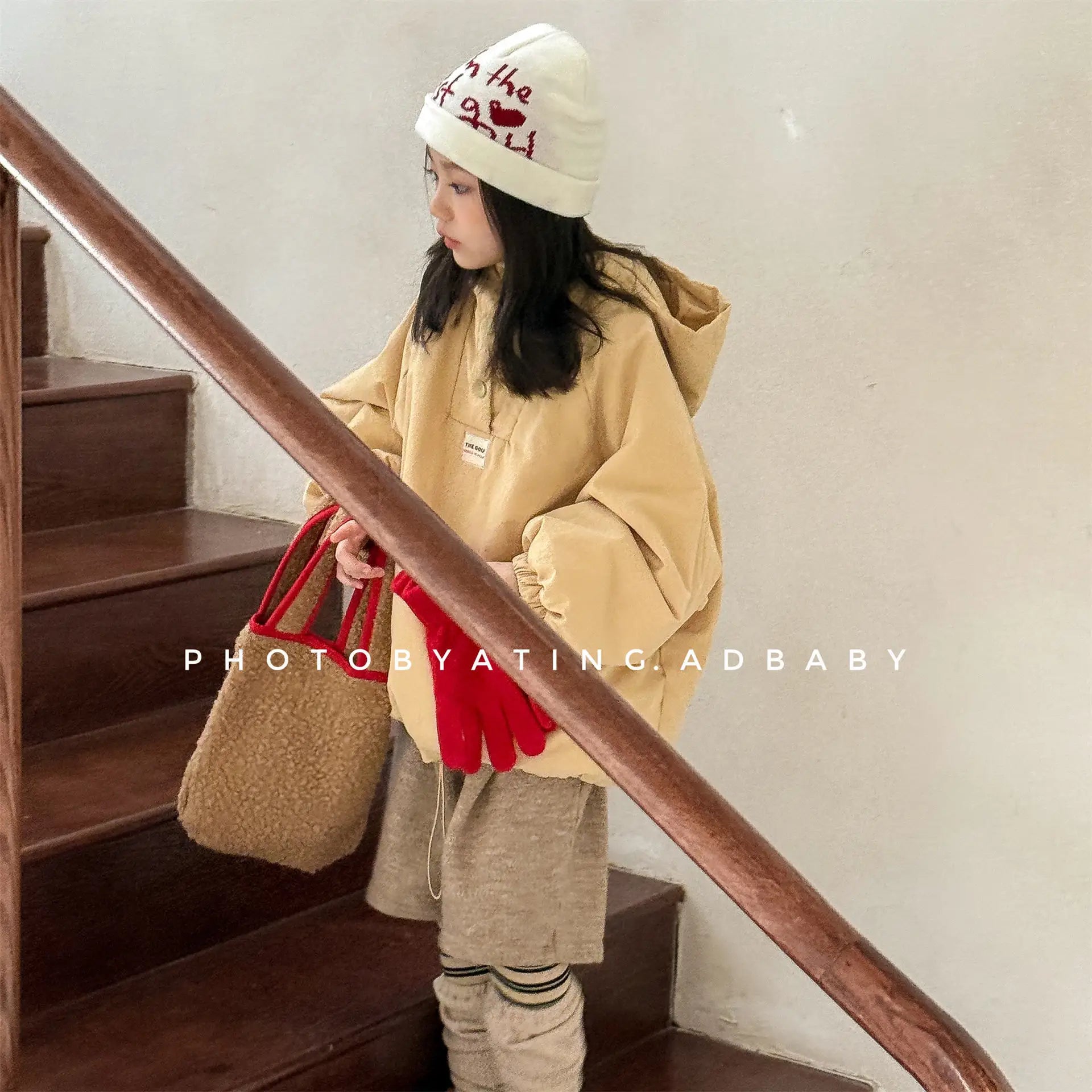 Cotton Clothes 2025 Autumn Winter New Childrens Clothing Korean Style Boys and Girls Fashion Pullover Hooded Cotton Clothes