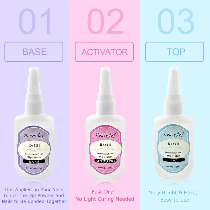 Very Fine 28g/Box French White Clear Pink Nude Dipping Powder No Lamp Cure Nails Dip Powder Natural Dry Gel Nail Salon Effect