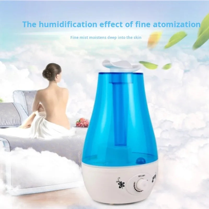 Household bedroom humidifier double spray large mist volume atomizing moisturizing Diffuser Ultrasonic Mini Aroma Air Purifier