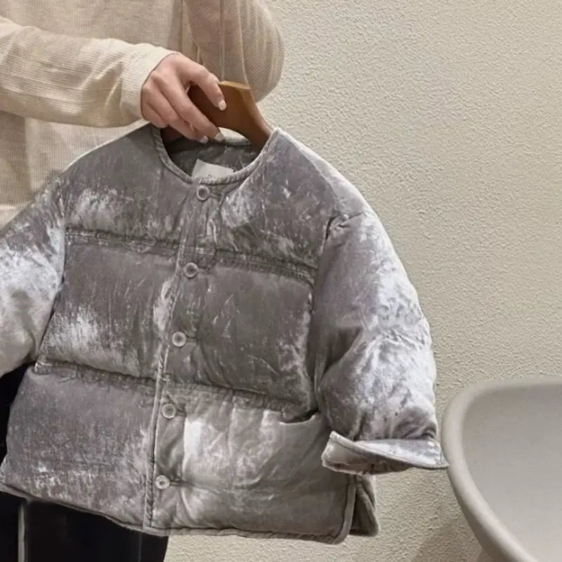 Children's Clothing, Children's Cotton Jacket, Girls' Winter Coat, Thick New Style Babies' Cotton Jacket