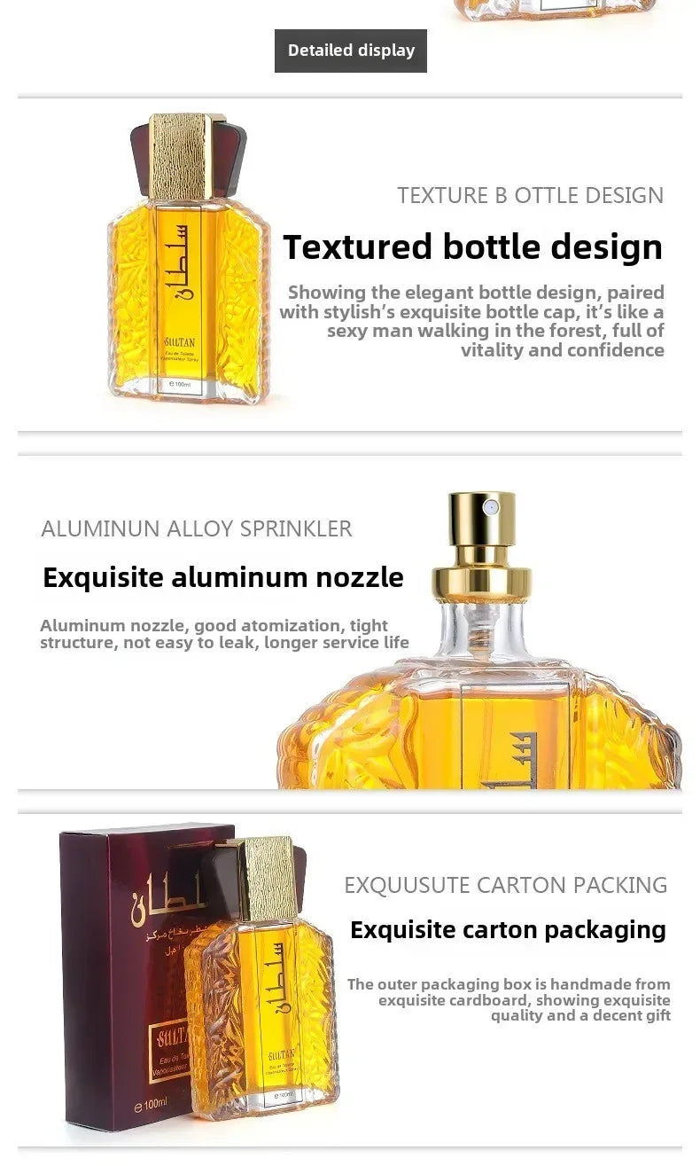 100ML Pheromones Perfume to Attract, Arabic Perfume for Women & Men, Long Lasting Original Eau De Parfum Spray, Gift & Deodorant