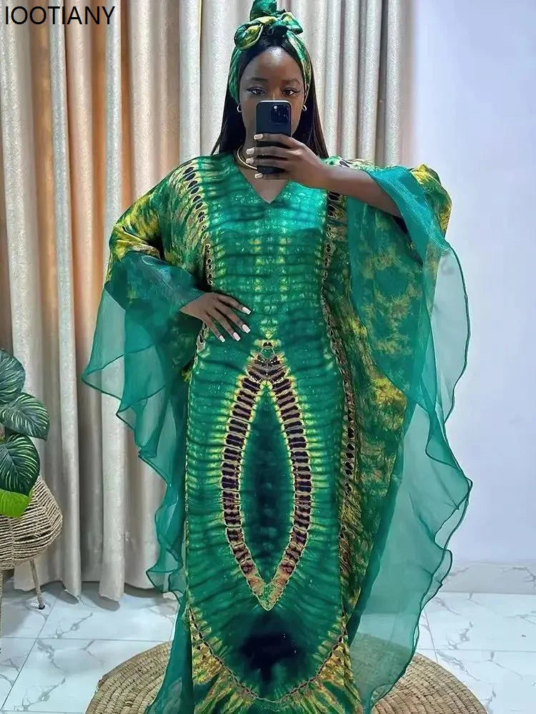 African Women Dresses Traditional African Clothing Ankara Clothing Middle Eastern Vintage Robe Tunic Muslim Kaftan Maxi Dress