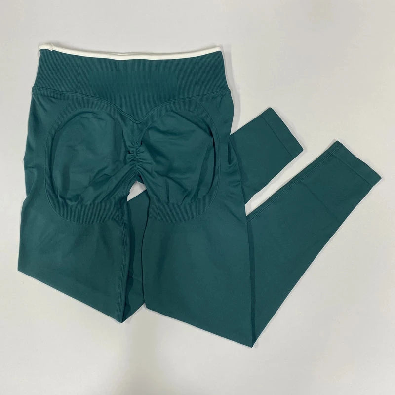 Ignite Sculpt ScrunchSeamless Scrunch teveo  Legging for Women Yoga Pants Hip Lifting Running Exercise Gym Ignite Sculpt Series