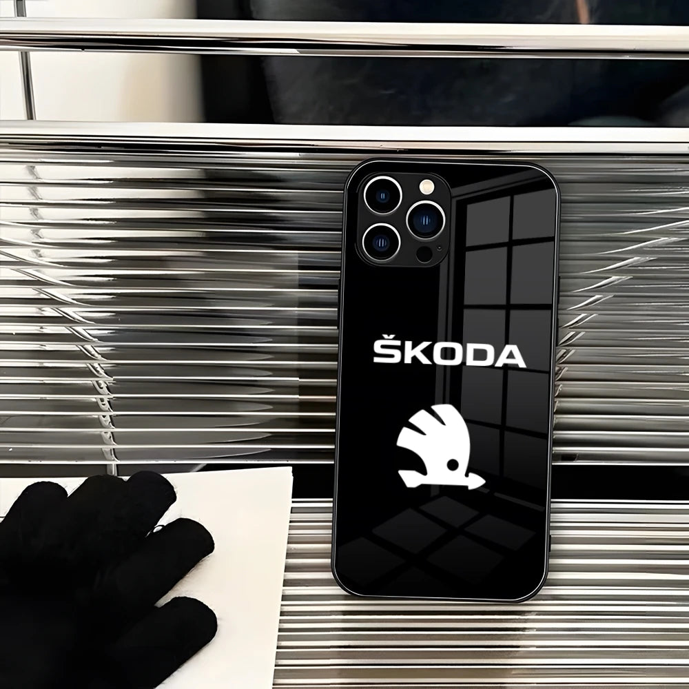 Super Car Design-Skodas Phone Case For IPhone 14 16 Pro 15 Max Plus Suitable For 28-38 13 12 11 X XR XS 8 7 6 MINI SE 2022 Gla