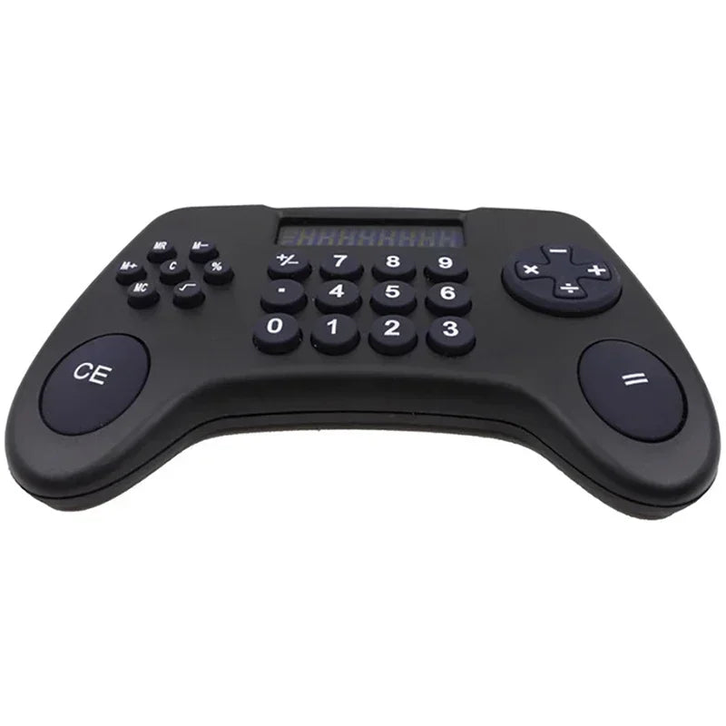 8-digit Gamepad Calculator Promotional Gift Black Portable Creative Cartoon Calculators Student Boy's Calculator