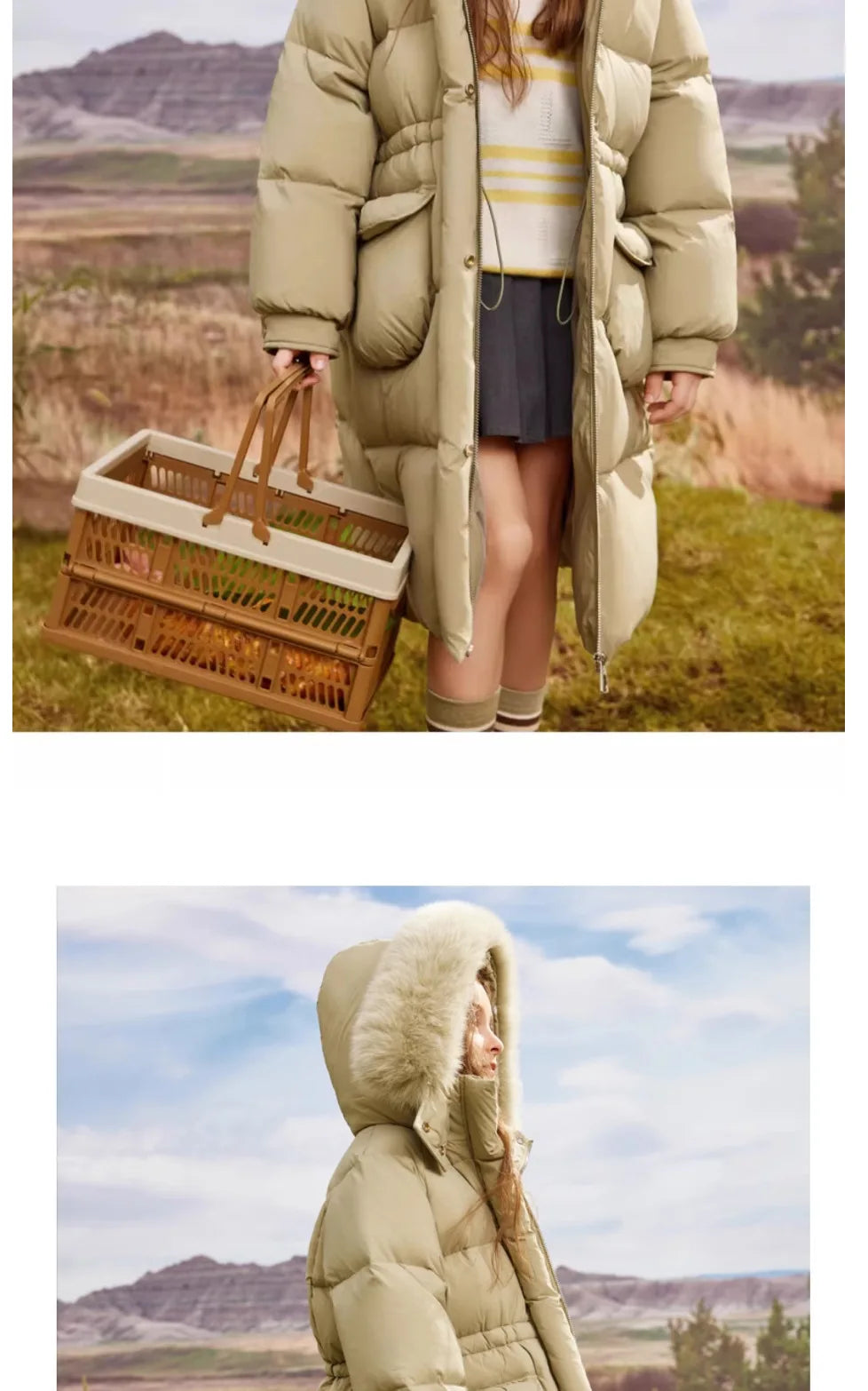 2025 New Winter Clothing for Girls Down Cotton Jacket for Children Cotton Jacket for Children Warm and Fashion Thick Coat