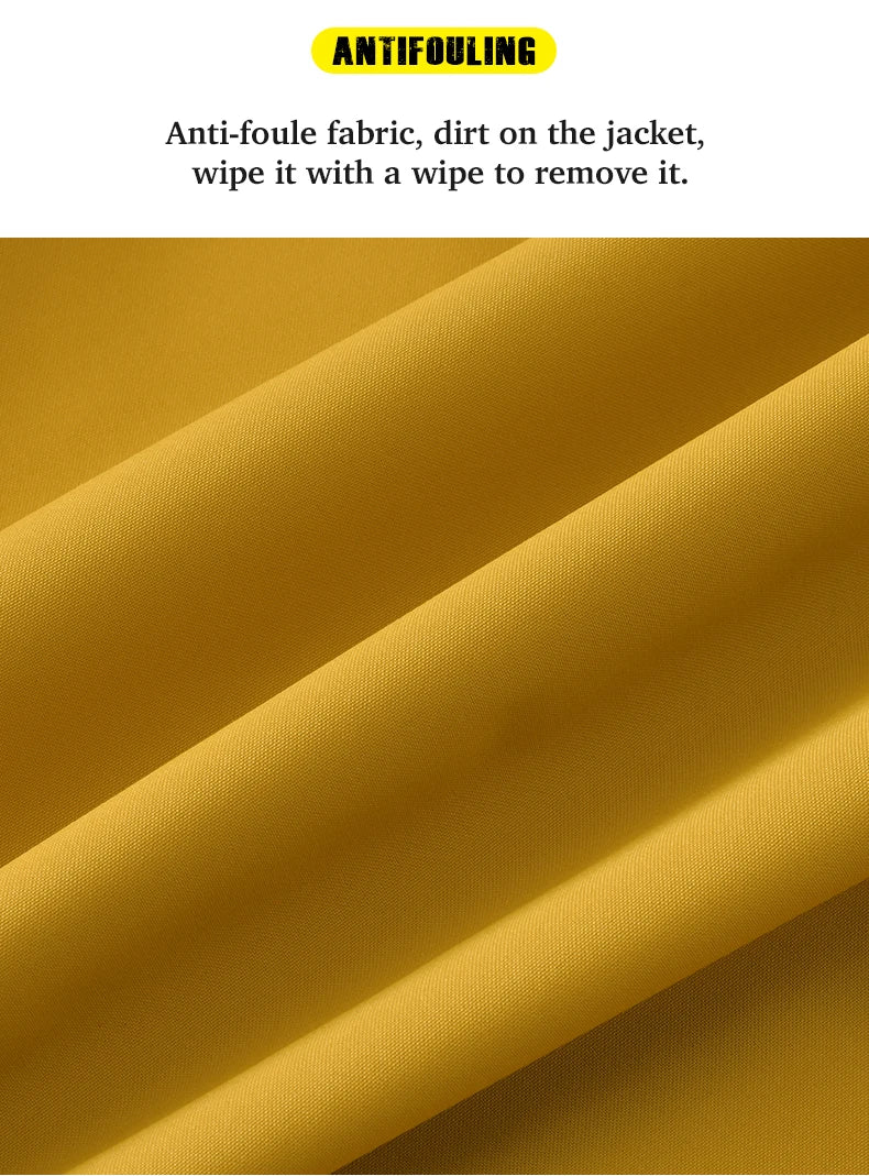 JNLN Unisex Waterproof Fleece Jackets Winter Windproof Thermal Windbreaker Men Women Hiking Camping Skiing Climbing Raincoat