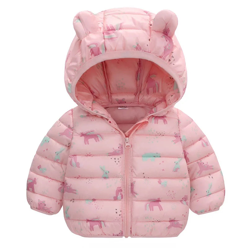 Boys Girls Cotton-Padded Clothes Children's Clothes Winter Clothes Baby Coats 2025 Thickened Jackets Children's Clothing