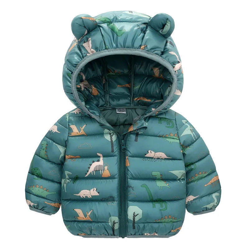 Boys Girls Cotton-Padded Clothes Children's Clothes Winter Clothes Baby Coats 2025 Thickened Jackets Children's Clothing