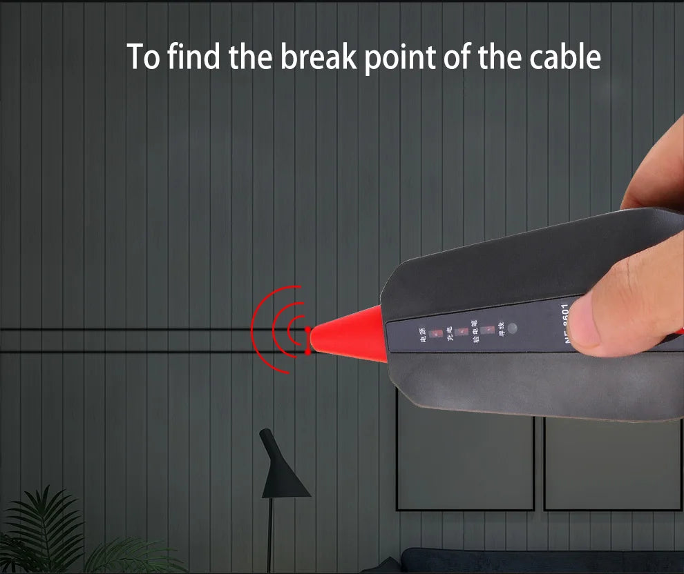 Original Noyafa NF-8601W Multifunction Network Cable Tester RJ45 RJ11 BNC POE PING Crosstalk Test Network Wire Cable Tracker