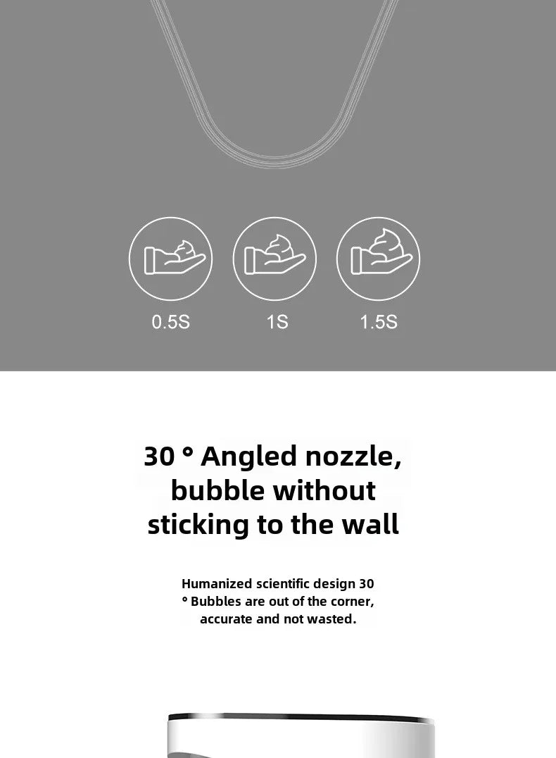 Household energy sensing multi gear contactless wall mounted vertical hand sanitizer rechargeable soap dispenser foam machine