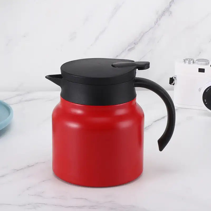 Insulated Pot Stainless Steel Tea Separation Thermos Pot Multifunction Kettle 800-1000ML Portable Handle Pot Insulated Pot