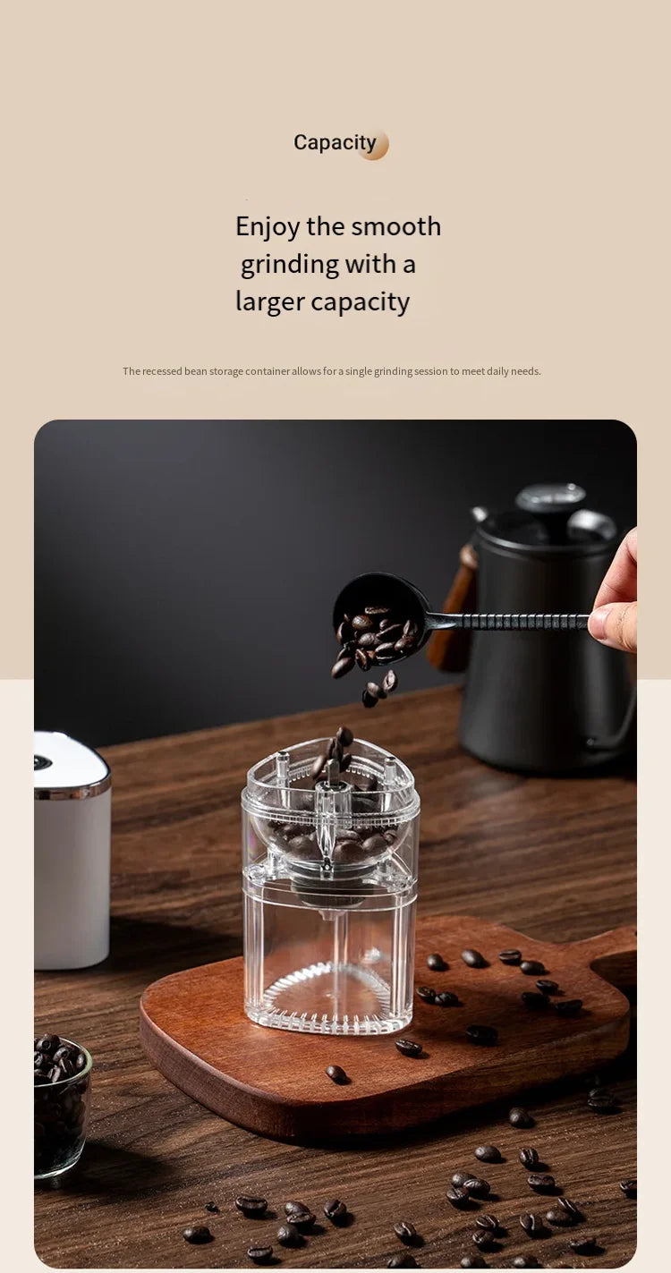 Household Coffee Bean Grinder Kitchen Small Grinder Induction Self-Stop Strong Power Grinding Fine Portable Small Grinder