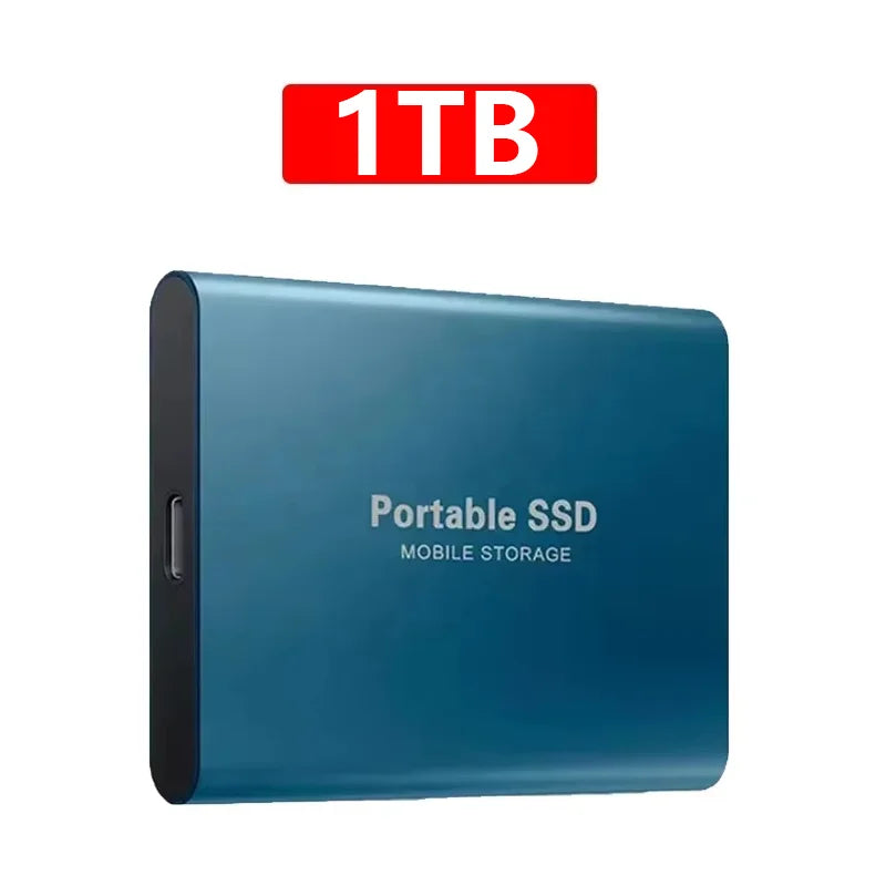 New External Hard Drive 1TB Portable SSD 2TB High-Speed Hard Disk 16TB Mass Mobile Solid State Drive USB3.2 for Laptops/PC/MAC