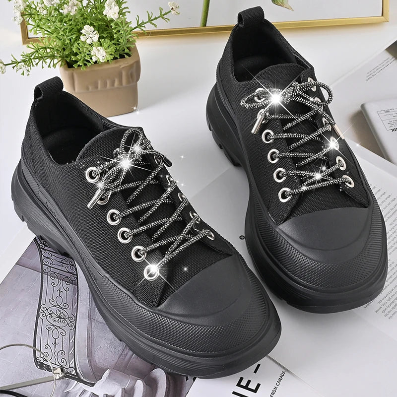 1 Pair/2 Pc Rhinestone Shoe Lace Luxury Diamond ShoeLace  Bright String Cross Braiding Strap DIY Drawstring